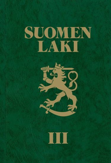 Suomen Laki III 2025, kirjan kansikuva
