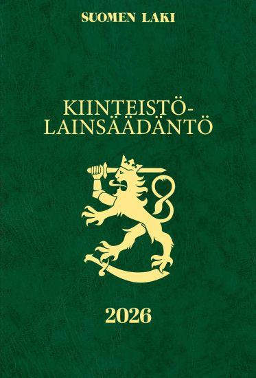 Kiinteistölainsäädäntö 2026, kirjan kansikuva