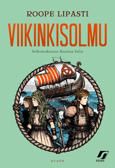 Viikinkisolmu (selkokirja) – Roope Lipasti, kirjan kansikuva