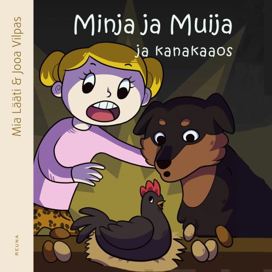 Minja ja Muija ja kanakaaos – Mia Lääti, kirjan kansikuva