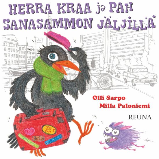 Herra Kraa ja Pah Sanasammon jäljillä – Olli Sarpo, kirjan kansikuva