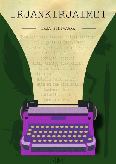 Irjankirjaimet – Irja Sinivaara, kirjan kansikuva