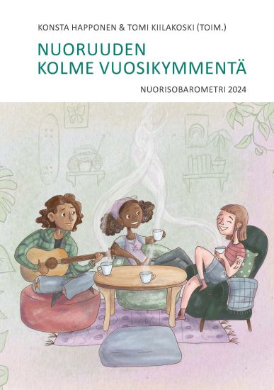 Nuoruuden kolme vuosikymmentä, kirjan kansikuva