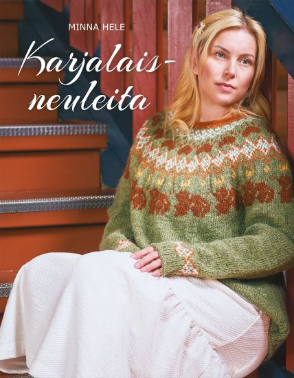 Karjalaisneuleita – Minna Hele, kirjan kansikuva