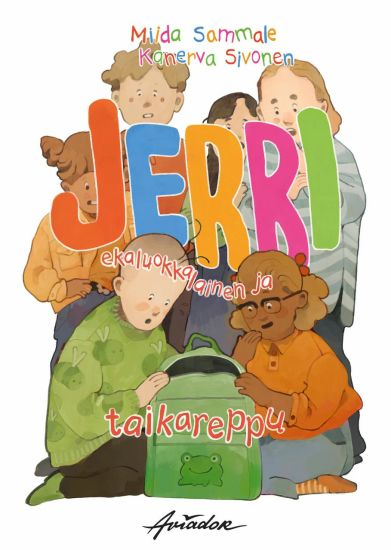 Jerri ekaluokkalainen ja taikareppu – Miida Sammale, kirjan kansikuva