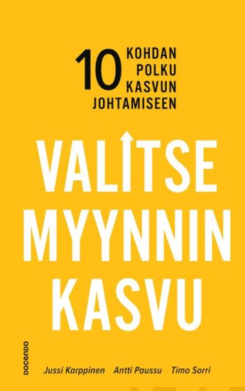 Valitse myynnin kasvu – Jussi Karppinen, kirjan kansikuva