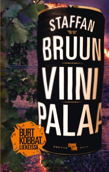 Viini palaa – Staffan Bruun, kirjan kansikuva