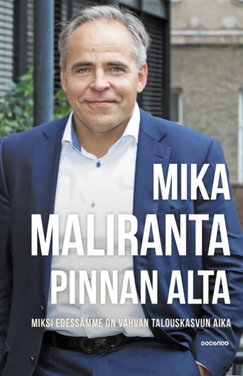 Pinnan alta – Mika Maliranta, kirjan kansikuva