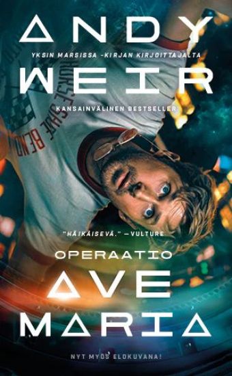 Operaatio Ave Maria – Andy Weir, kirjan kansikuva