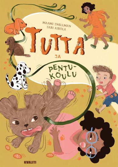 Tutta ja pentukoulu – Maami Snellman, kirjan kansikuva