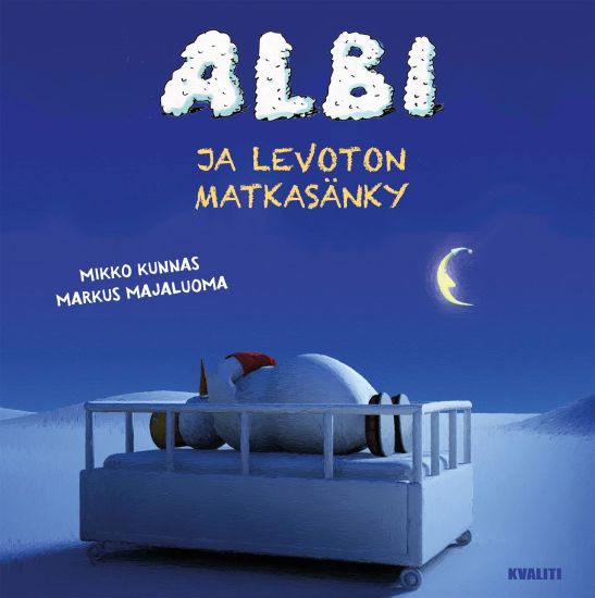 Albi ja levoton matkasänky – Mikko Kunnas, kirjan kansikuva