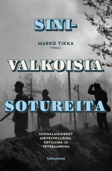 Sinivalkoisia sotureita, kirjan kansikuva