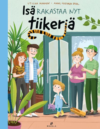 Isä rakastaa nyt tiikeriä – Uticha Marmon, kirjan kansikuva