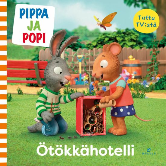 Pippa ja Popi - Ötökkähotelli, kirjan kansikuva