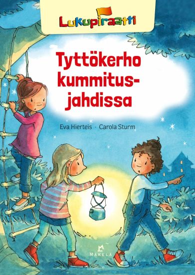 Tyttökerho kummitusjahdissa – Eva Hierteis, kirjan kansikuva