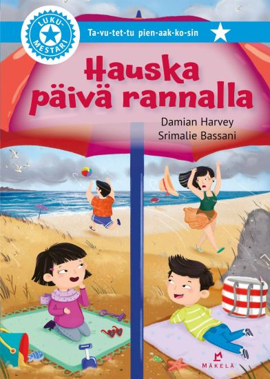 Hauska päivä rannalla – Damian Harvey, kirjan kansikuva