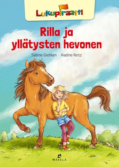 Rilla ja yllätysten hevonen – Sabine Giebken, kirjan kansikuva