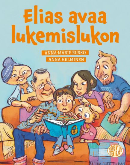 Elias avaa lukemislukon – Anna-Marie Rusko, kirjan kansikuva