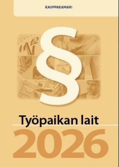 Työpaikan lait 2026, kirjan kansikuva