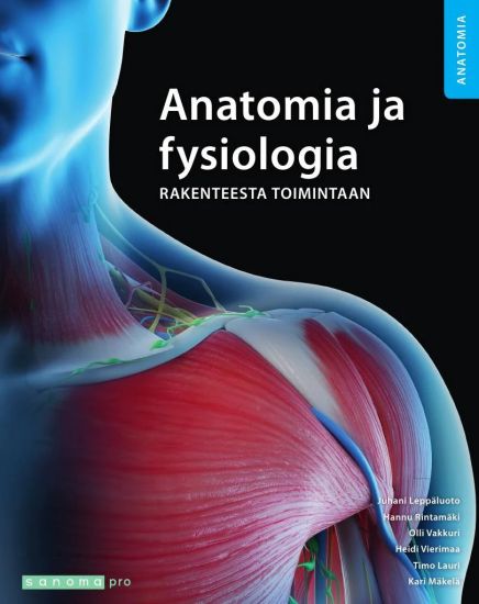Anatomia ja fysiologia – Juhani Leppäluoto, kirjan kansikuva