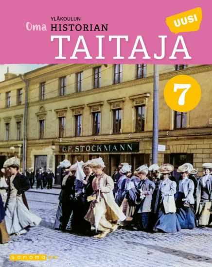 Historian taitaja uusi 7 Oma – Hanne Piekkola-Fabrin, kirjan kansikuva