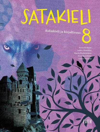 Satakieli 8 – Petra Erikson, kirjan kansikuva