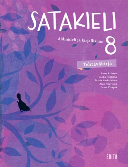 Satakieli 8 Tehtäväkirja – Petra Sundell, kirjan kansikuva