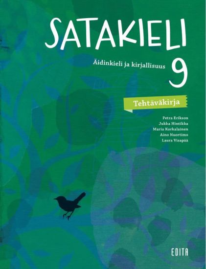 Satakieli 9 Tehtäväkirja – Petra Sundell, kirjan kansikuva