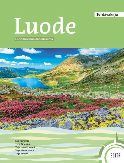 Luode Luonnonilmiöiden maailma Tehtäväkirja – Eija Alahuhta, kirjan kansikuva