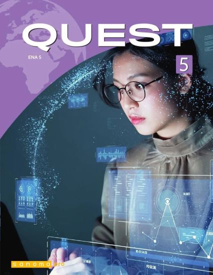 Quest 5 – Tuija Haapala, kirjan kansikuva
