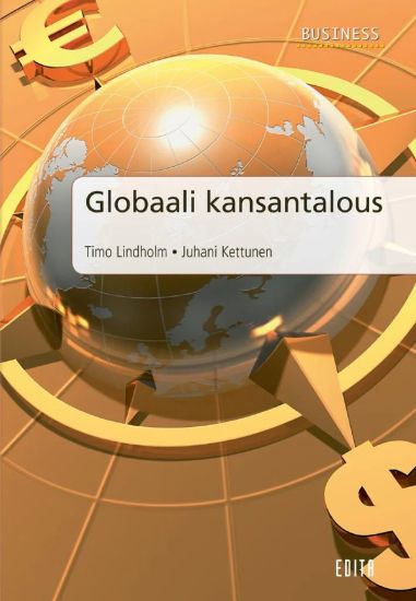 Globaali kansantalous – Timo Lindholm, kirjan kansikuva