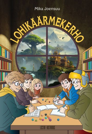 Lohikäärmekerho – Mika Joensuu, kirjan kansikuva