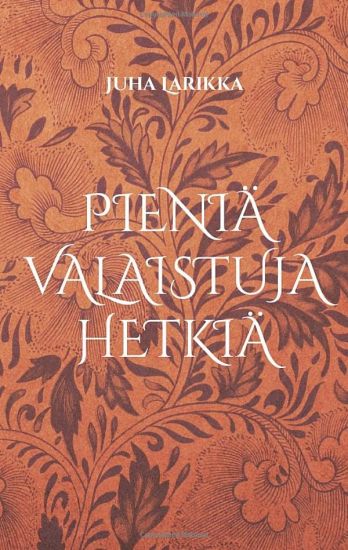 Pieniä valaistuja hetkiä – Juha Larikka, kirjan kansikuva