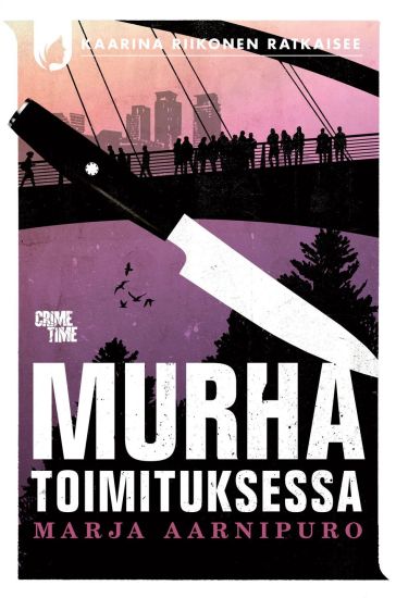 Murha toimituksessa – Marja Aarnipuro, kirjan kansikuva