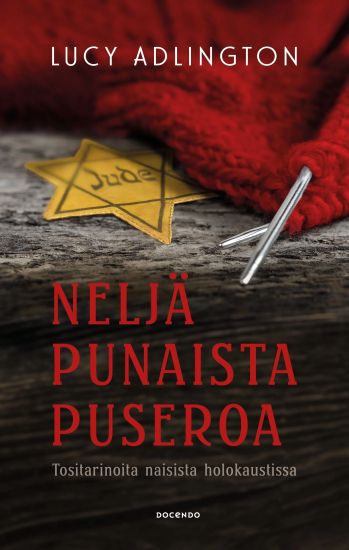 Neljä punaista puseroa – Lucy Adlington, kirjan kansikuva