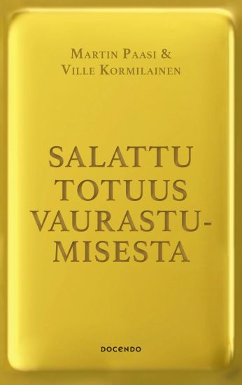 Salattu totuus vaurastumisesta – Martin Paasi, kirjan kansikuva