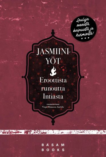 Jasmiiniyöt, kirjan kansikuva