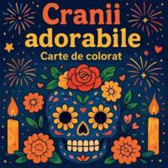 Cranii adorabile - Carte de colorat