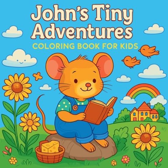 John's Tiny Adventures - Coloring Book for Kids