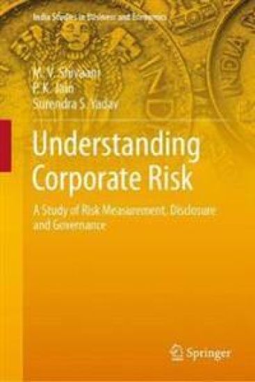 Understanding Corporate Risk – M. V. Shivaani, kirjan kansikuva