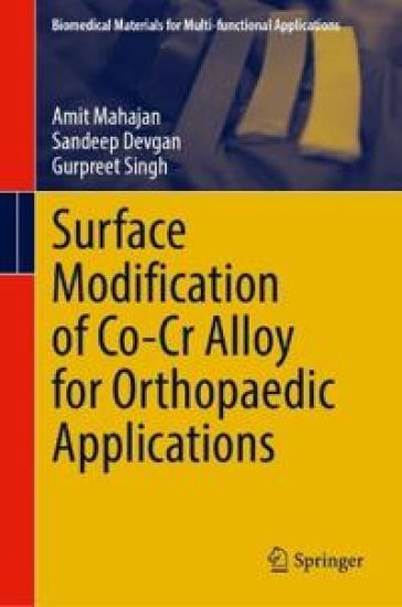 Surface Modification of Co–Cr Alloy for Orthopaedic Applications