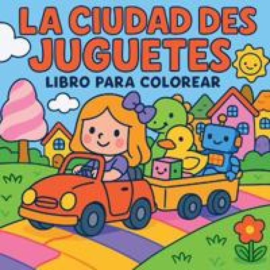 La ciudad de los juguetes - Libro para colorear