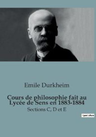 Cours de philosophie fait au Lycée de Sens en 1883-1884