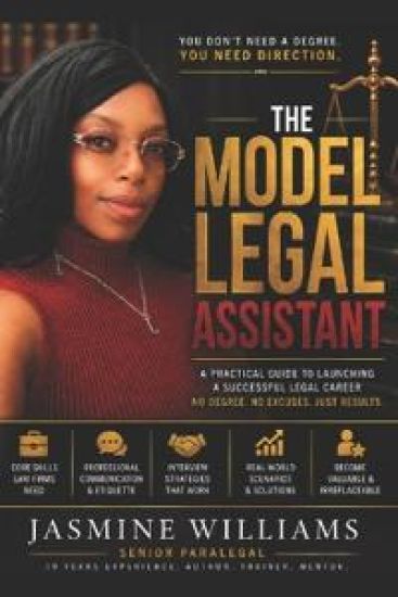 The Model Legal Assistant – Jasmine Williams, kirjan kansikuva
