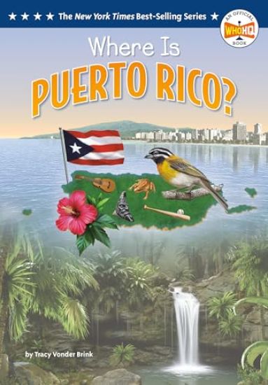Where Is Puerto Rico? – Tracy Vonder Brink, kirjan kansikuva