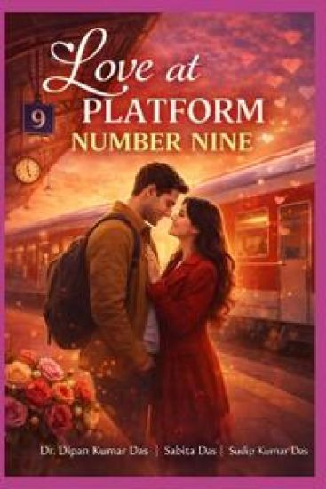 Love at Platform Number Nine – Sudip Kumar Das, kirjan kansikuva