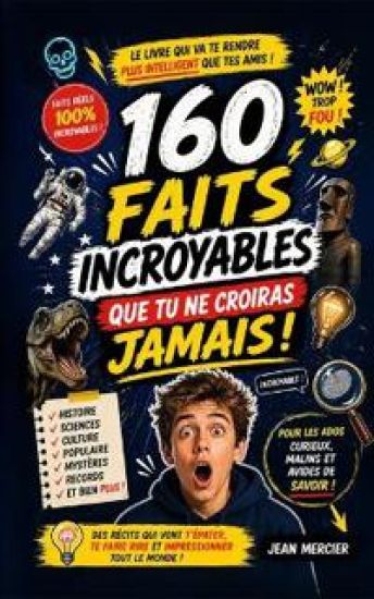 160 Faits Incroyables Que Tu Ne Croiras Jamais !