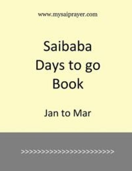 Saibaba Days to go book
