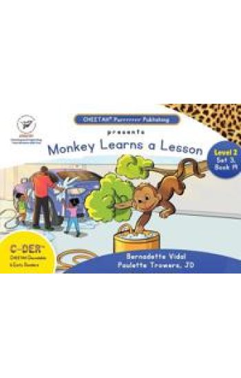 C-DER (CHEETAH Decodable Early Readers, Set 3, Book 19, Monkey Learns A Lesson