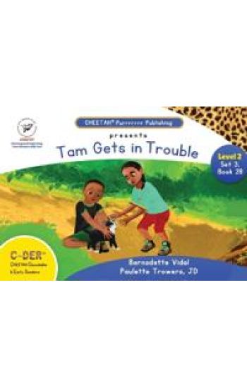 C-DER ( Cheetah decodable & early readers) Set 3, book 28, Tom gets in trouble